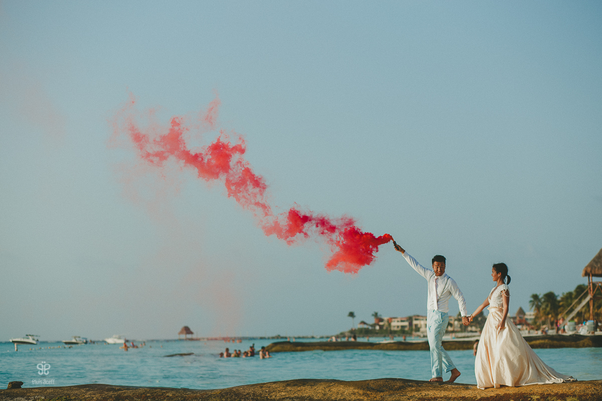 Adrienne + Jonathan | Day after session | Isla Mujeres Photographer