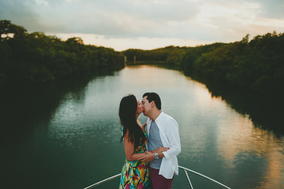 Cancun Yacht Engagement | Stephanie + Eduardo