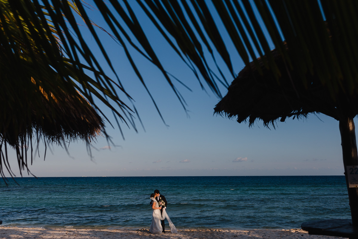 Playa del Carmen Wedding Photography | Kelsey + Nick at Blue Venado