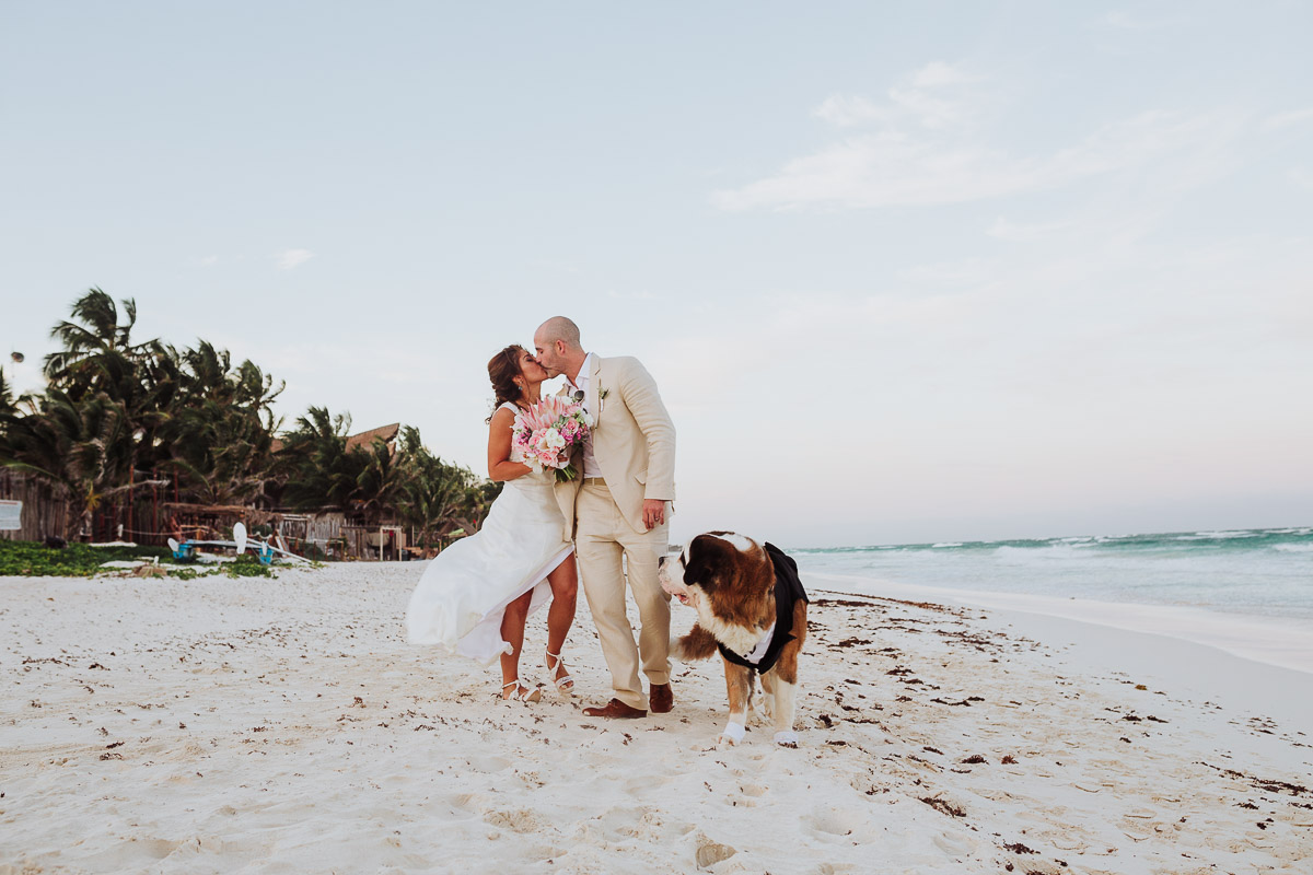 Akiin Beach Club Tulum Wedding Photographer | Pilar + Carlos