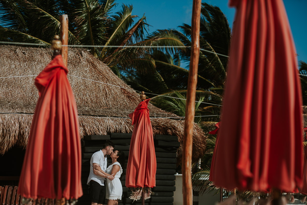 Playa del Carmen Honeymoon Portraits | Karla + Justin