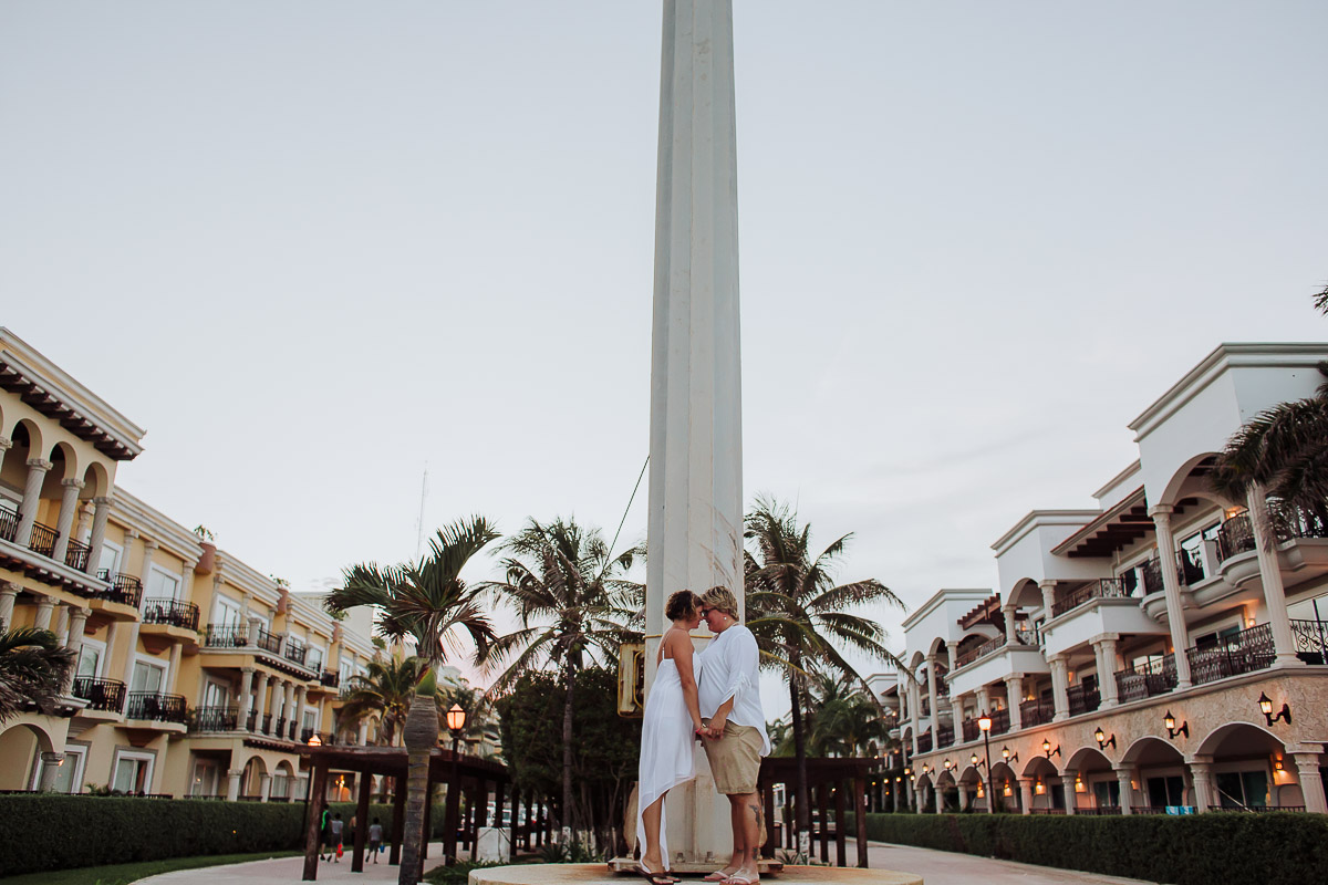 Playa del Carmen Same Sex Wedding Photographer | Erika + Sharon