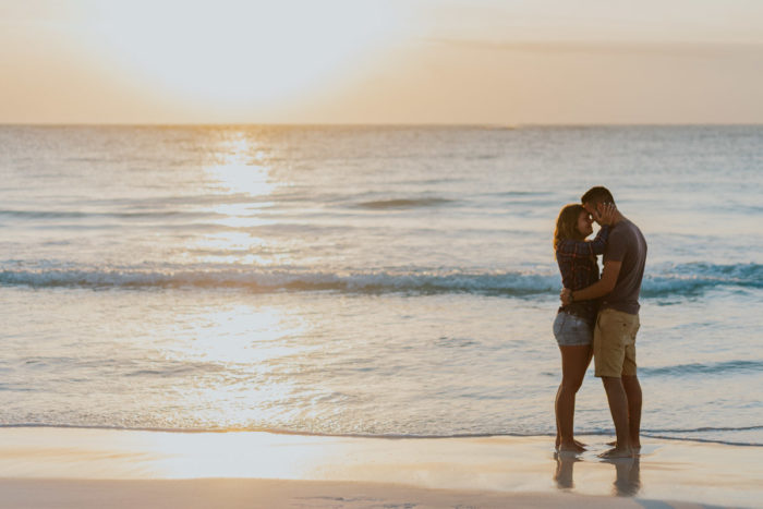 Surprise proposal at the Tulum sunrise | Christoph + Ashley