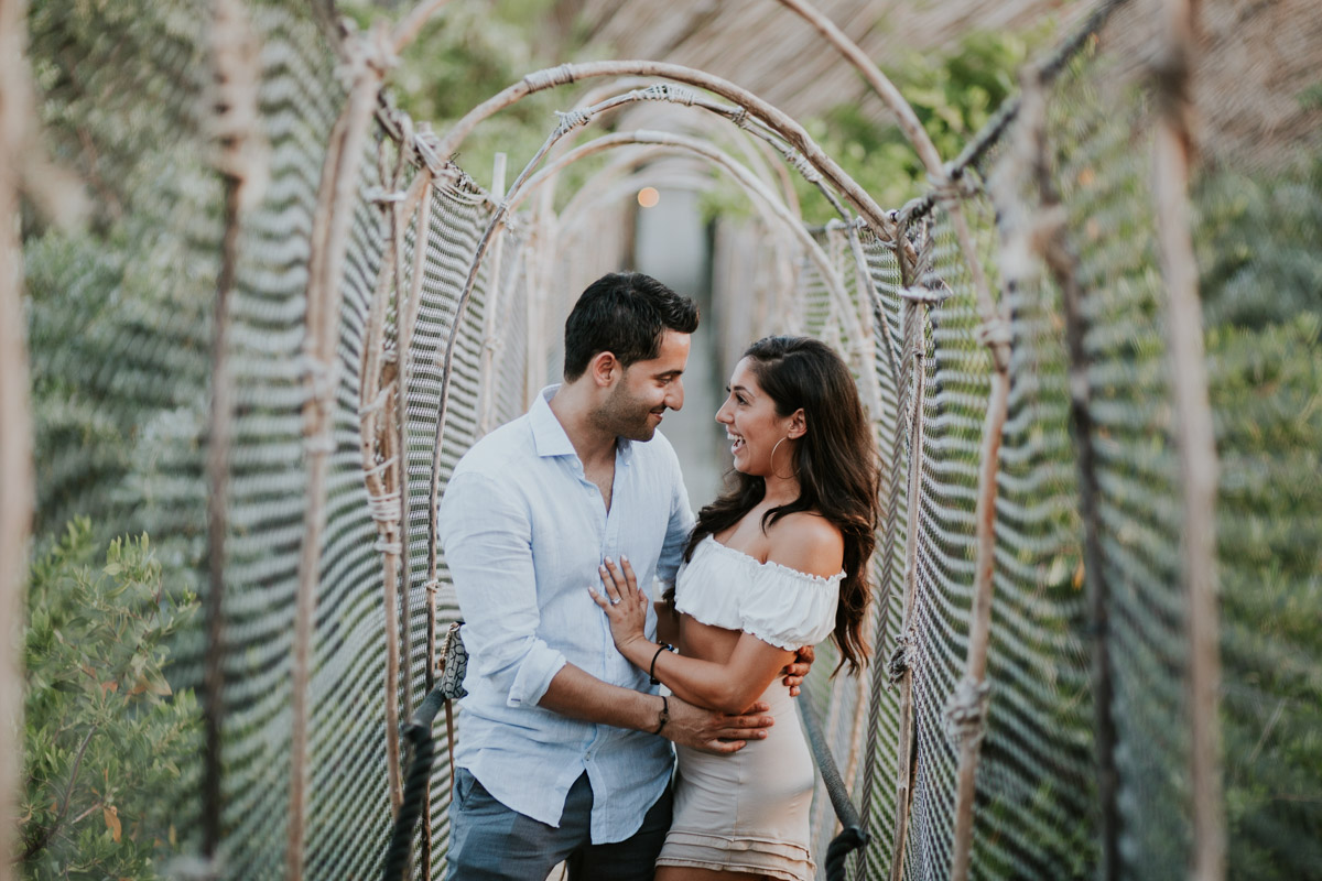 Azulik Tulum Photographer |Surprise Sunset  Wedding Proposal