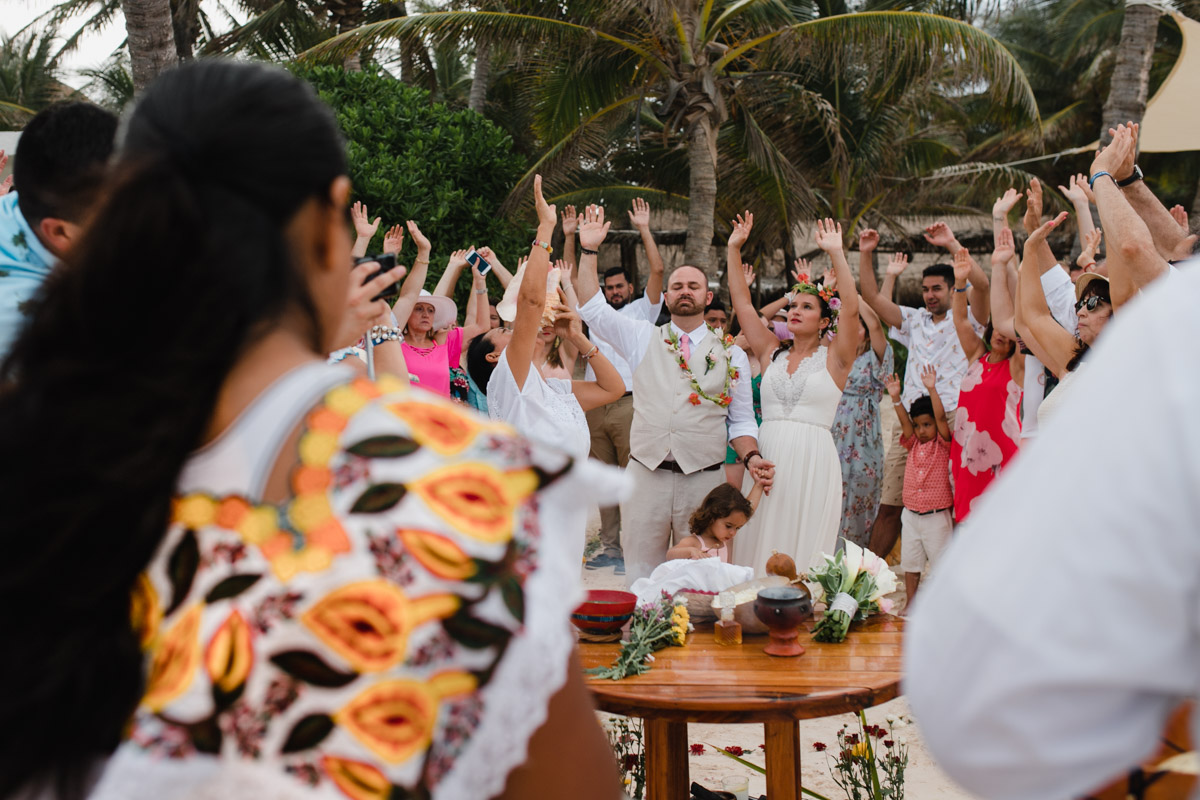Mayan Wedding Ceremony Photographer | Stephanie + Jonathan
