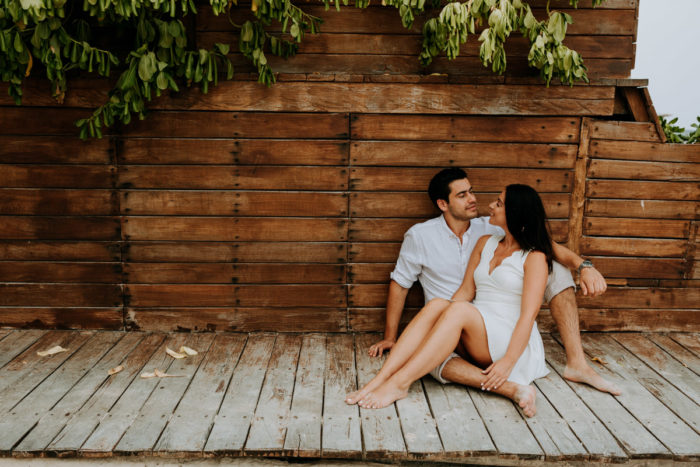 Tulum style engagement photos | Jaclyn + Arthur