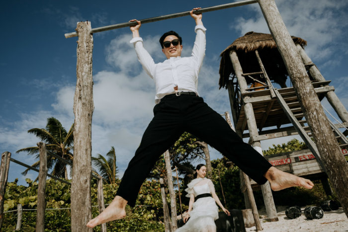 Tulum Honeymoon Photographer | Pictures at Mazzanine Hotel Tulum