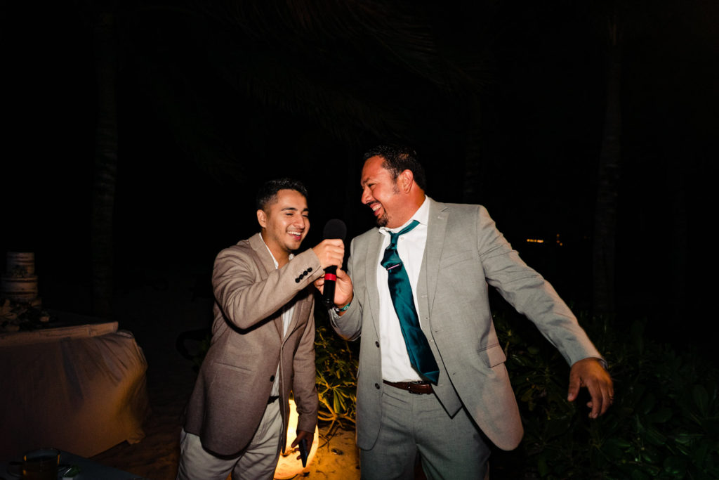 Sandos Caracol Cenote Wedding Photos