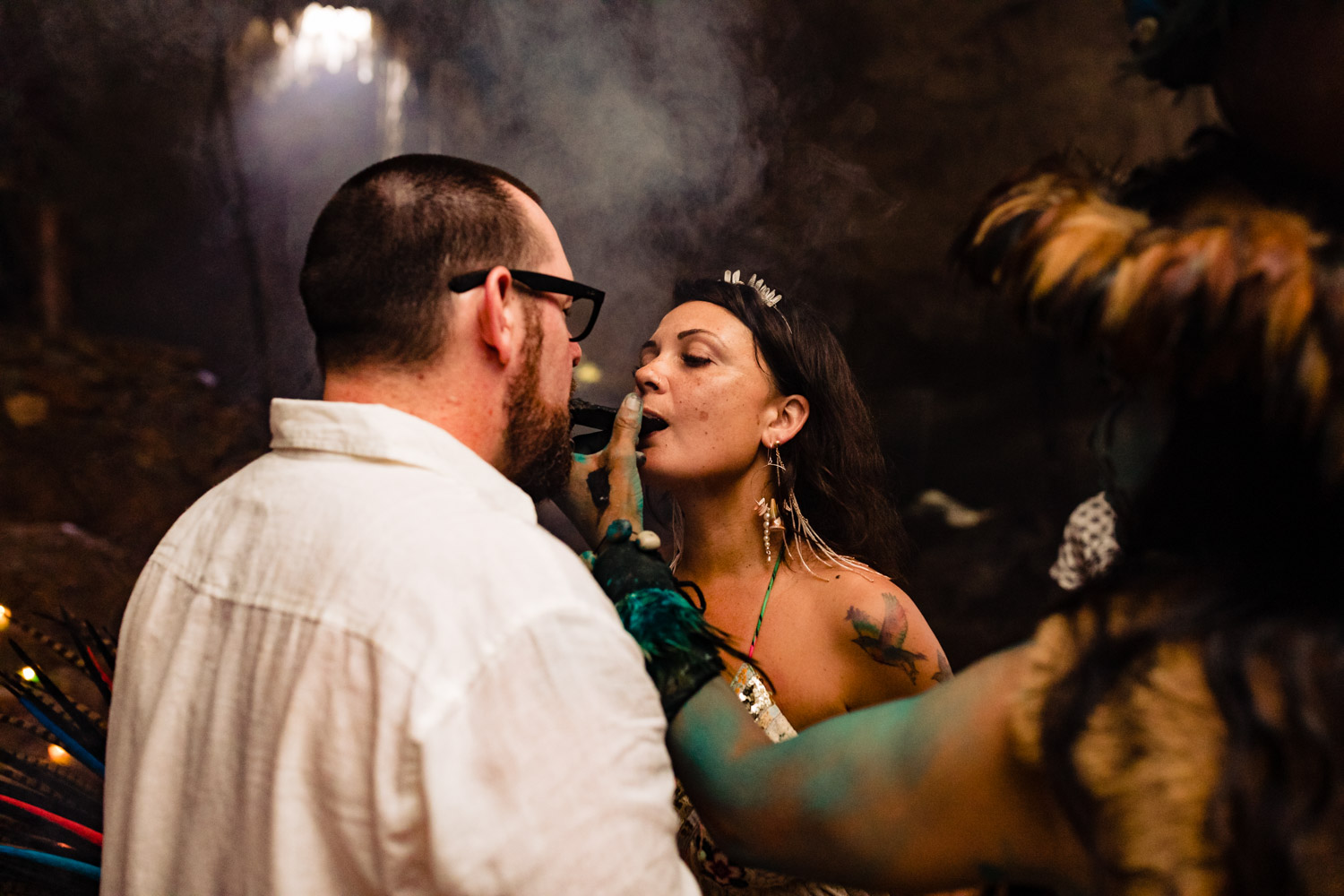 Smoking love on Tulum Ceremony