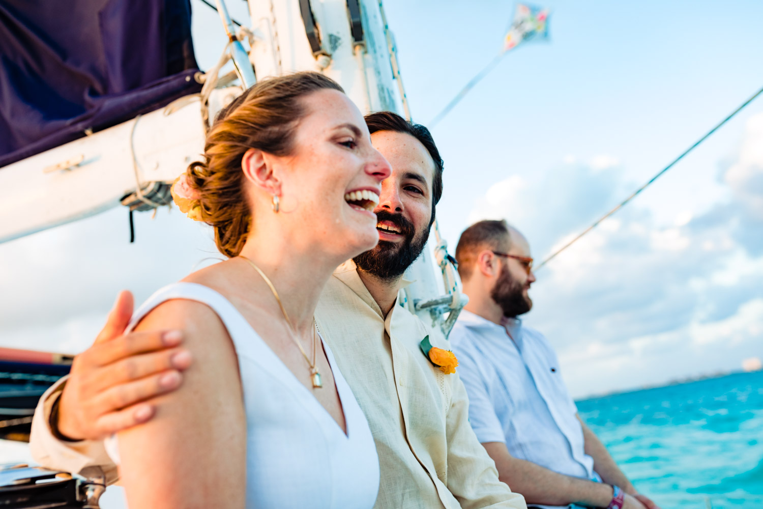 Wedding Moments by Elvis Aceff Boat Photographer