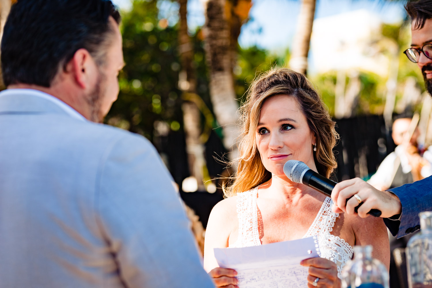 The vows coverage beach elopement 
