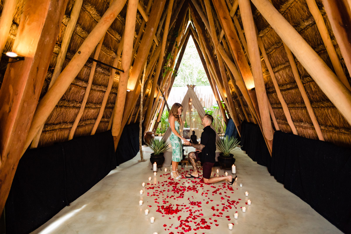 Bardo Tulum Hotel Wedding Proposal Photos