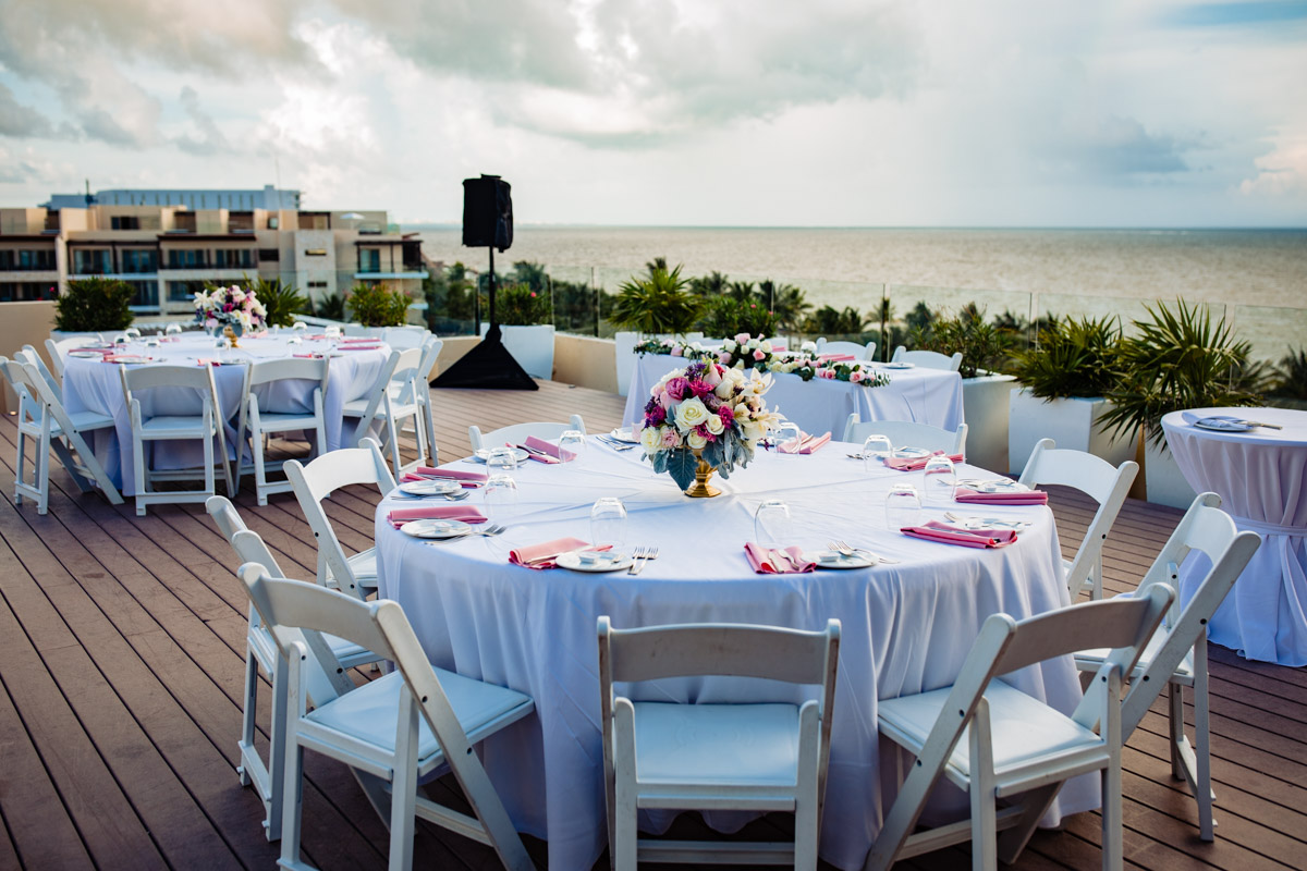 Royalton Riviera Cancun wedding decor 