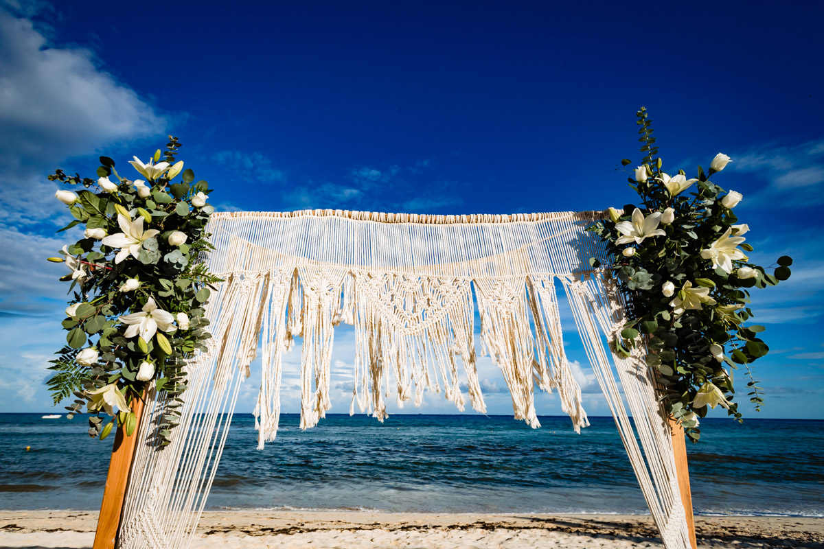 Beautiful wedding decor Reef Playacar