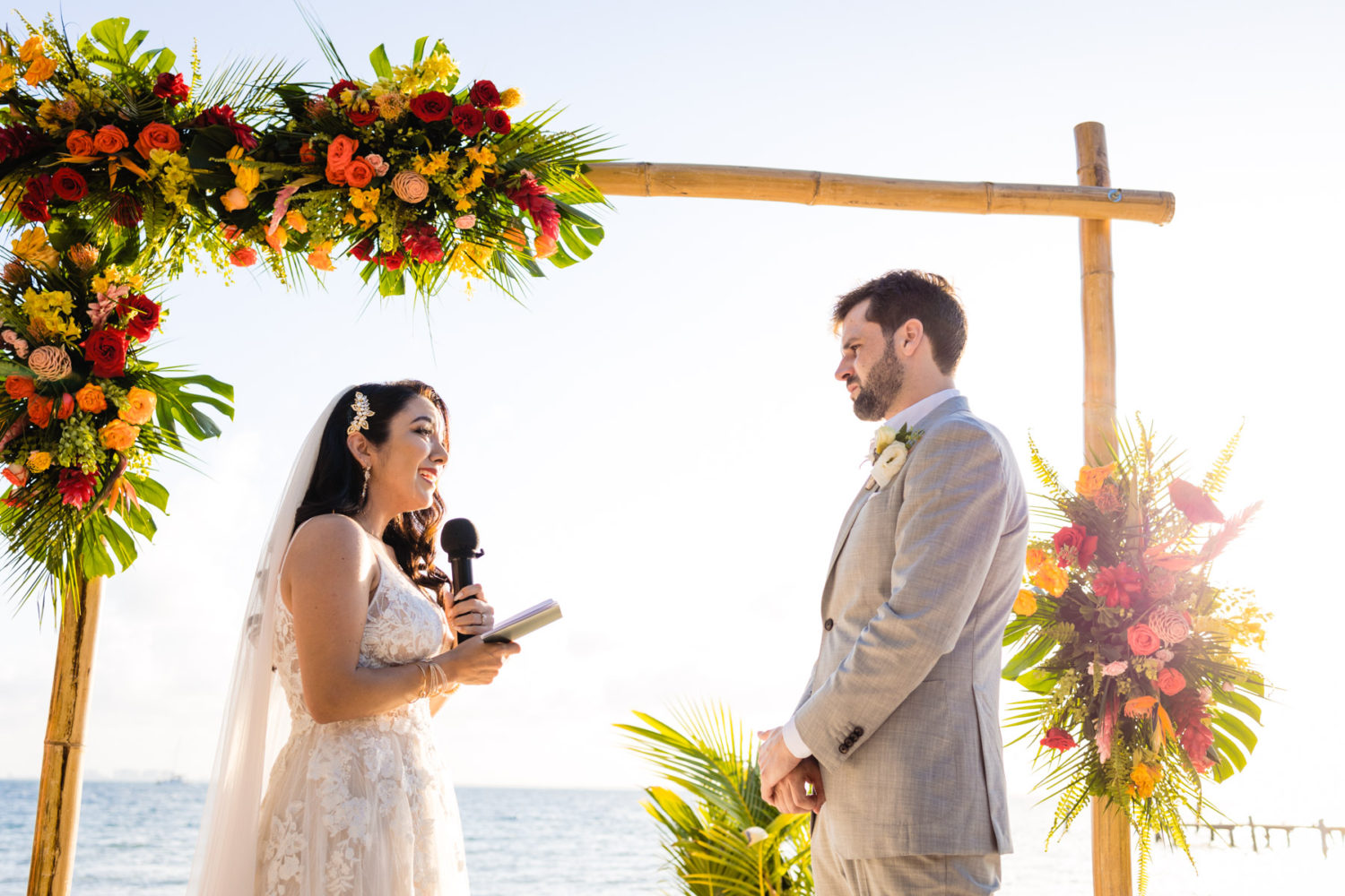 Sunset Wedding in Isla Mujeres