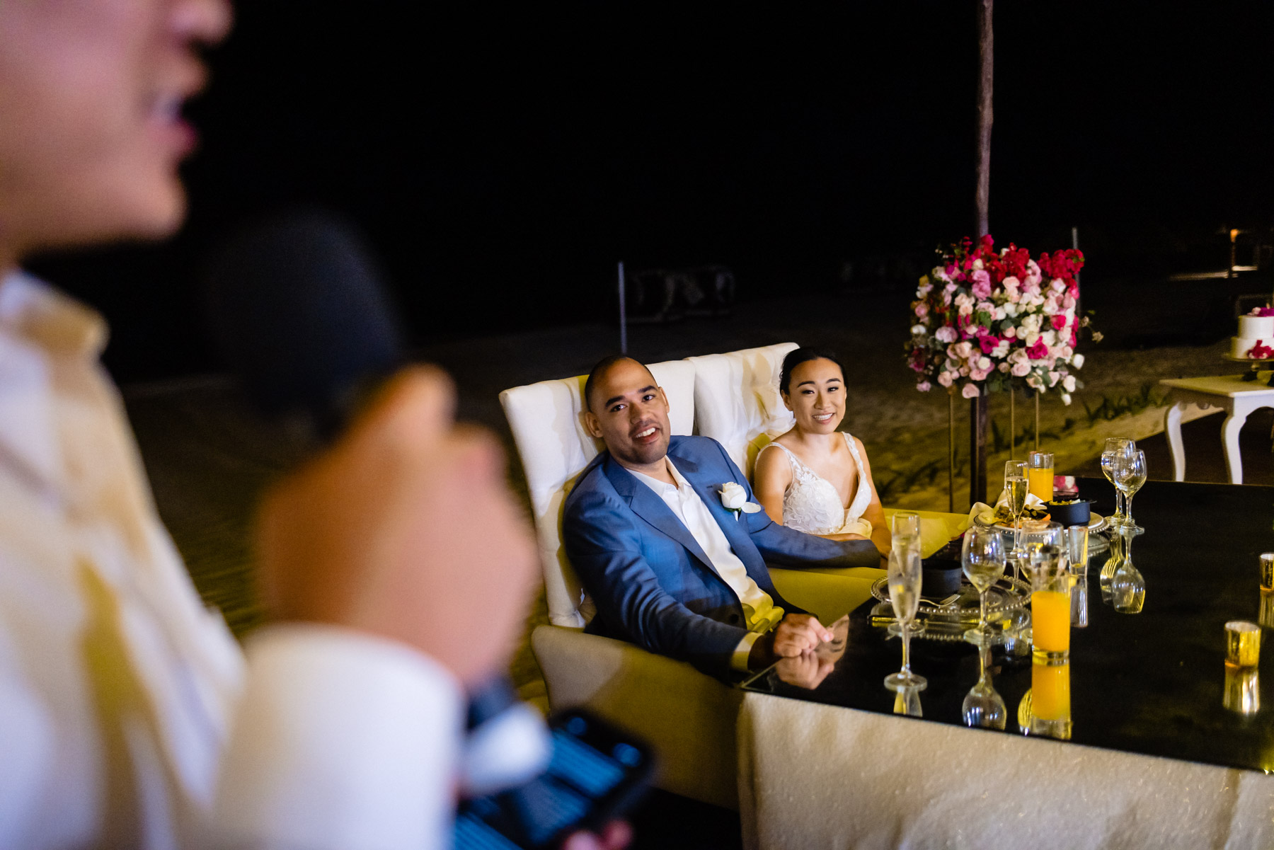 Wedding Speeches in Dreams Riviera Cancun 