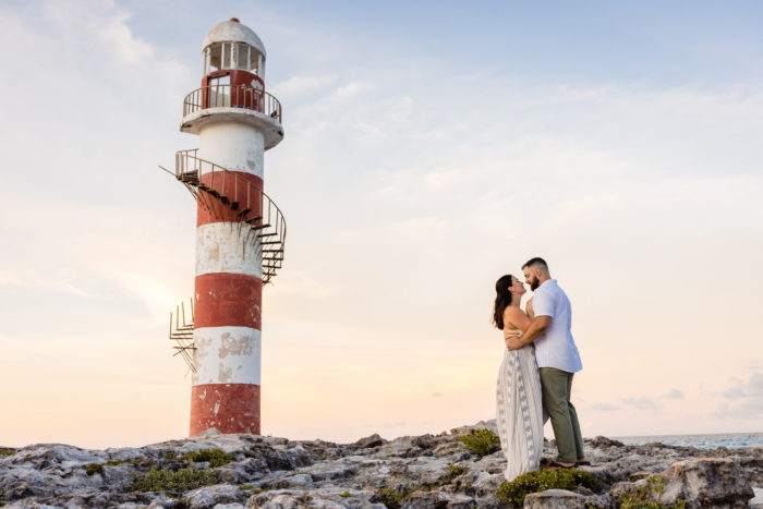 Hyatt Ziva Cancun Engagement Photography