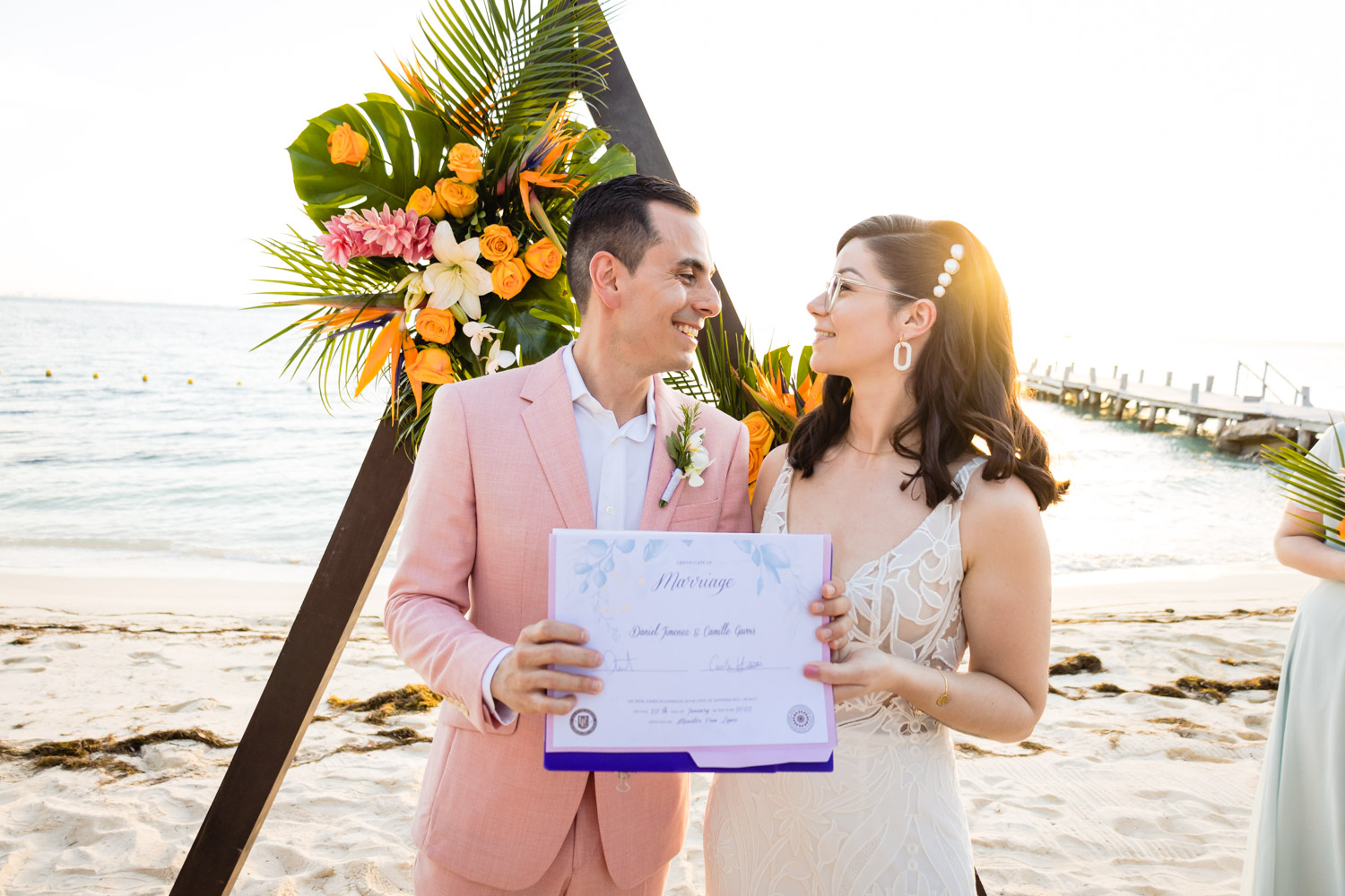 Sunset Wedding Isla Mujeres