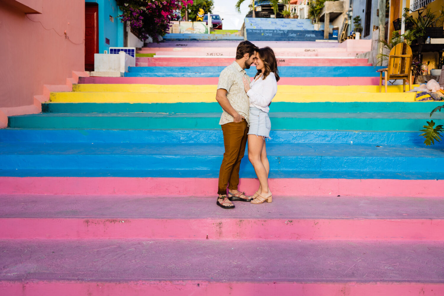 Rainbow Stairs Isla Mujeres