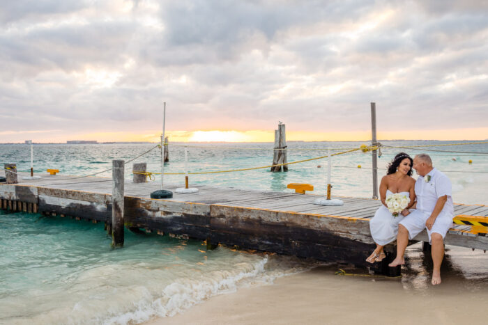 IXI Beach Isla Mujeres Wedding | Sonia + David