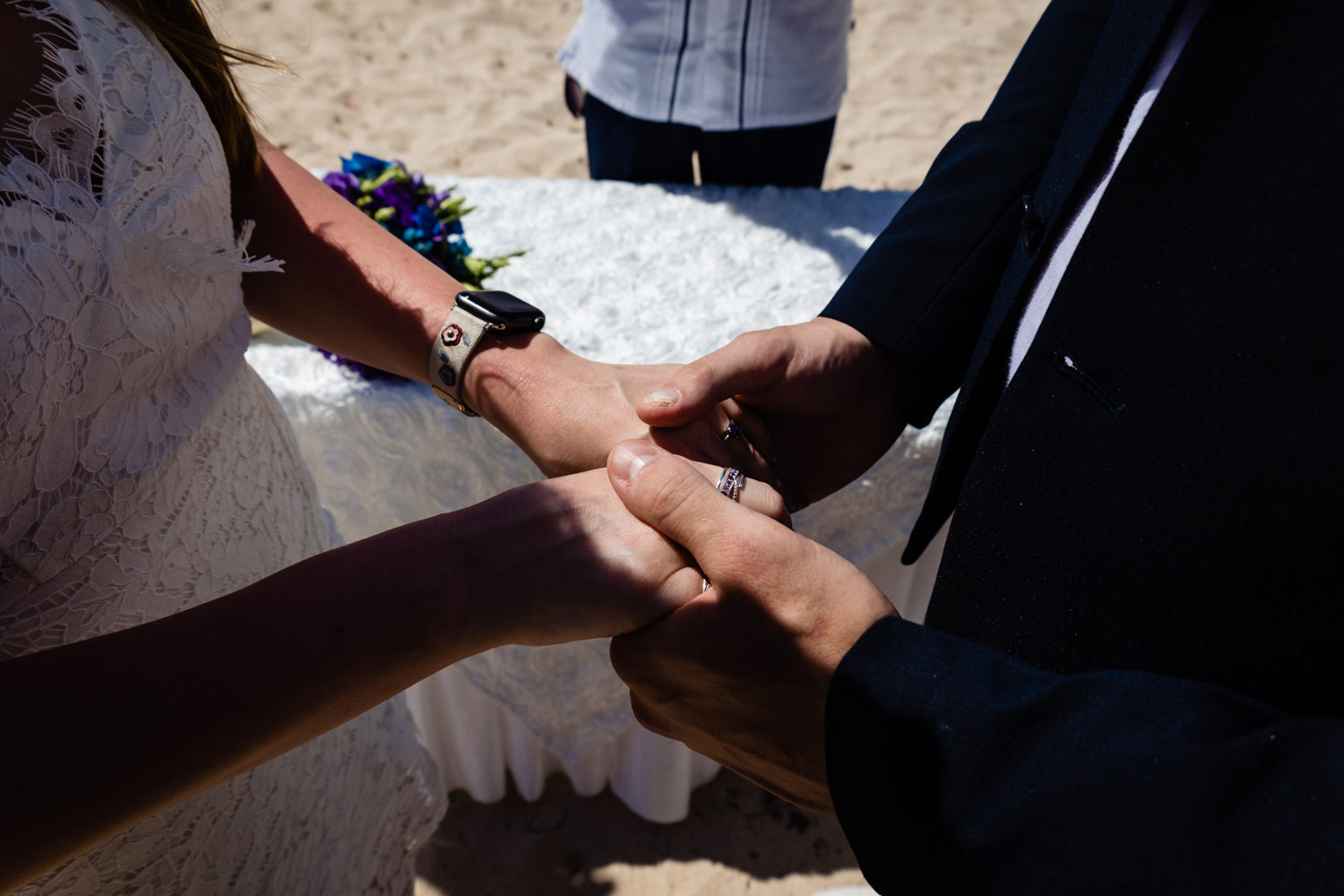Wedding moments in Cozumel 