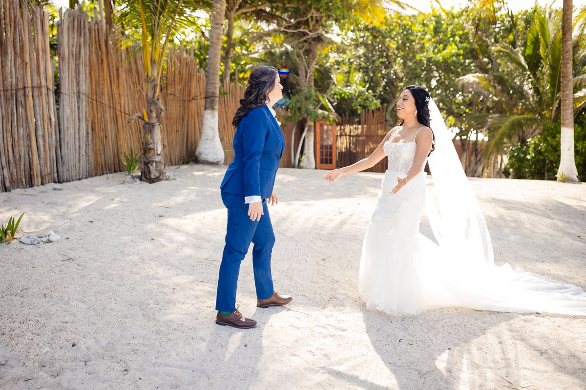 Blue Venado Beach Wedding photos