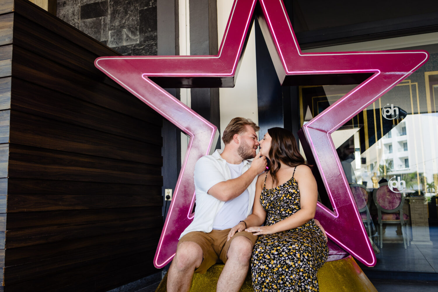Planet Hollywood Cancun Engagement Photos