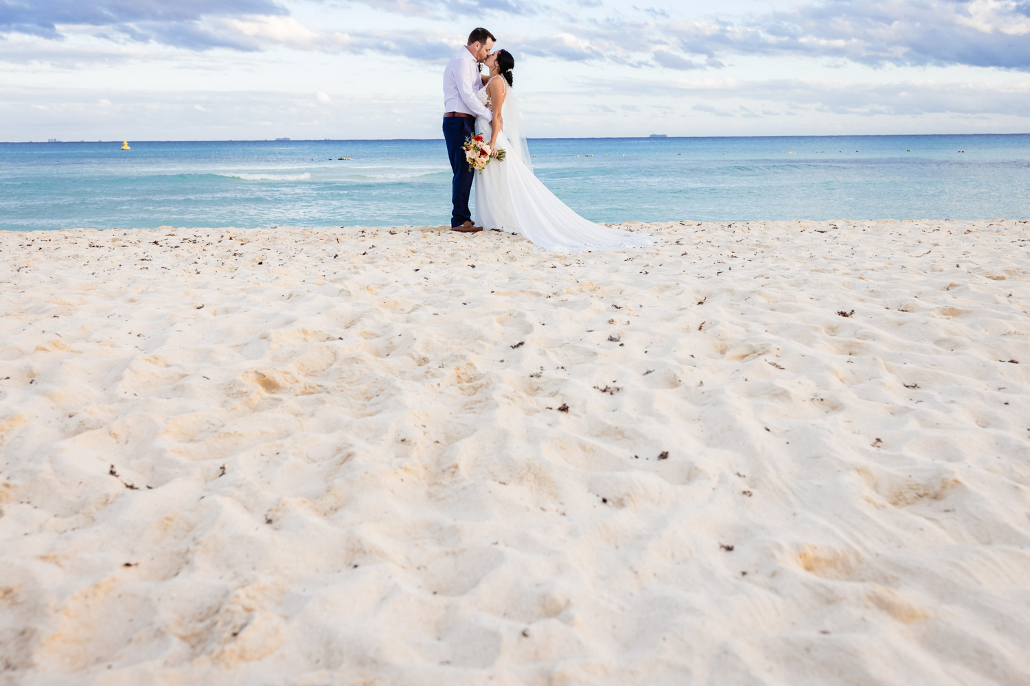 Sandos Playacar Beach Wedding