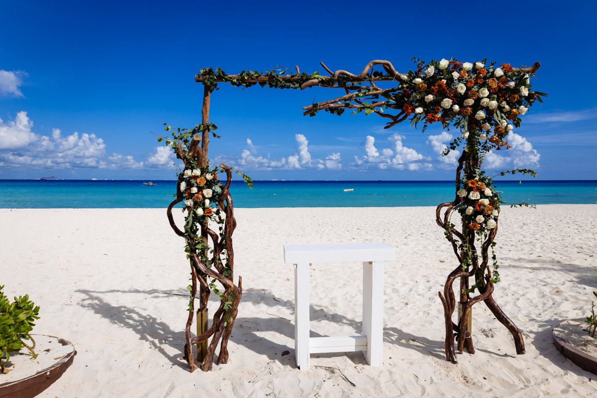 Sandos Playacar Beach Wedding Venue 