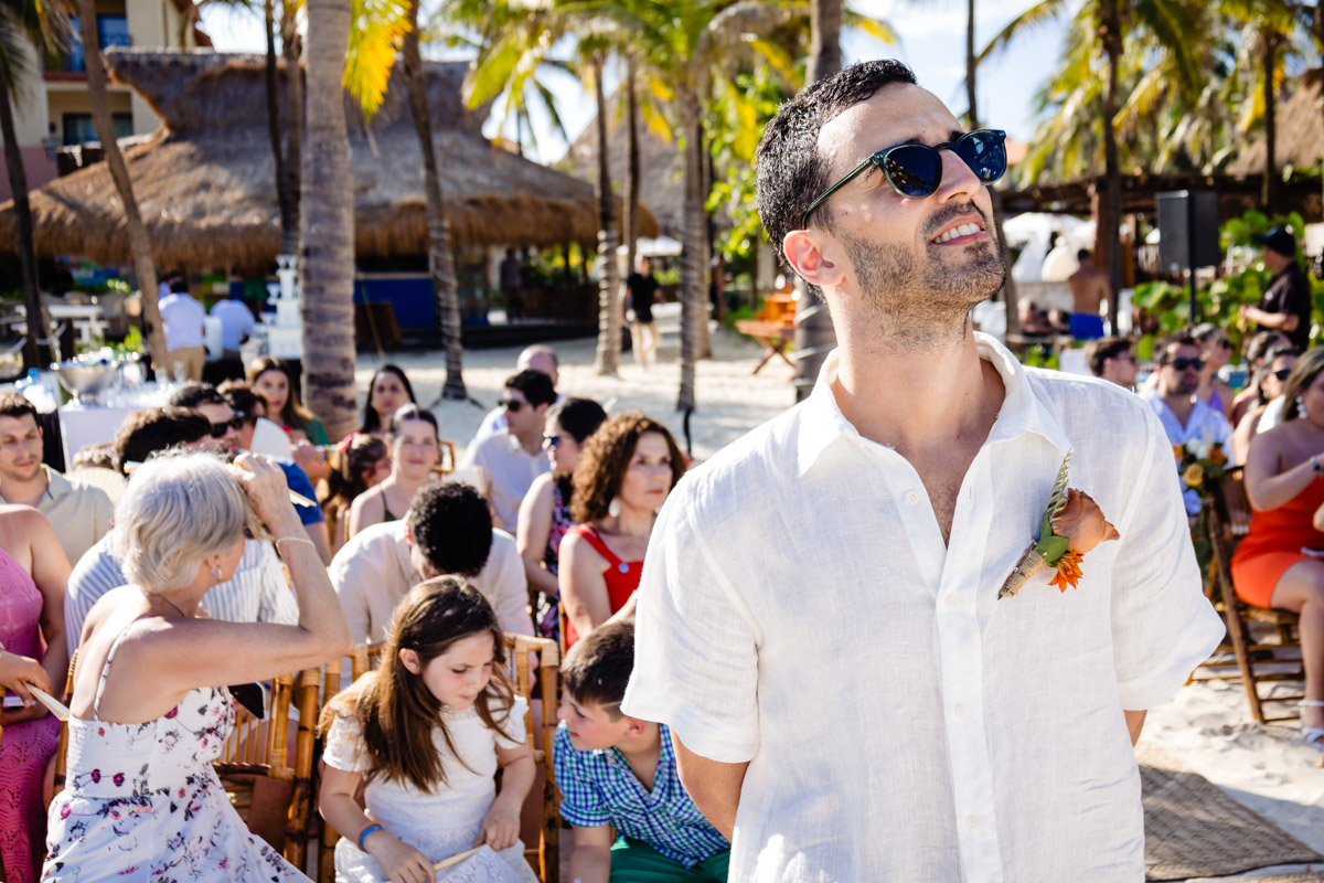 Sandos Playacar Beach Wedding