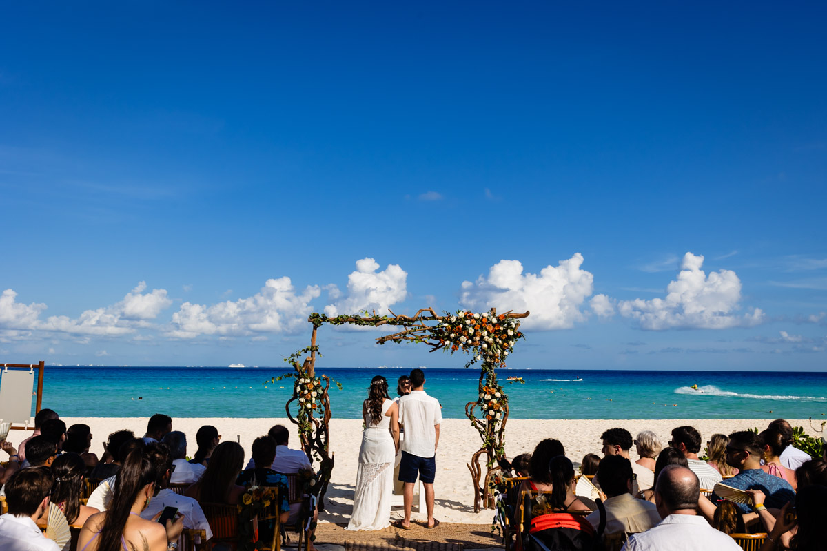 Sandos Playacar Beach Wedding