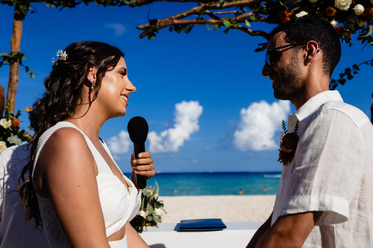 Sandos Playacar Beach Wedding