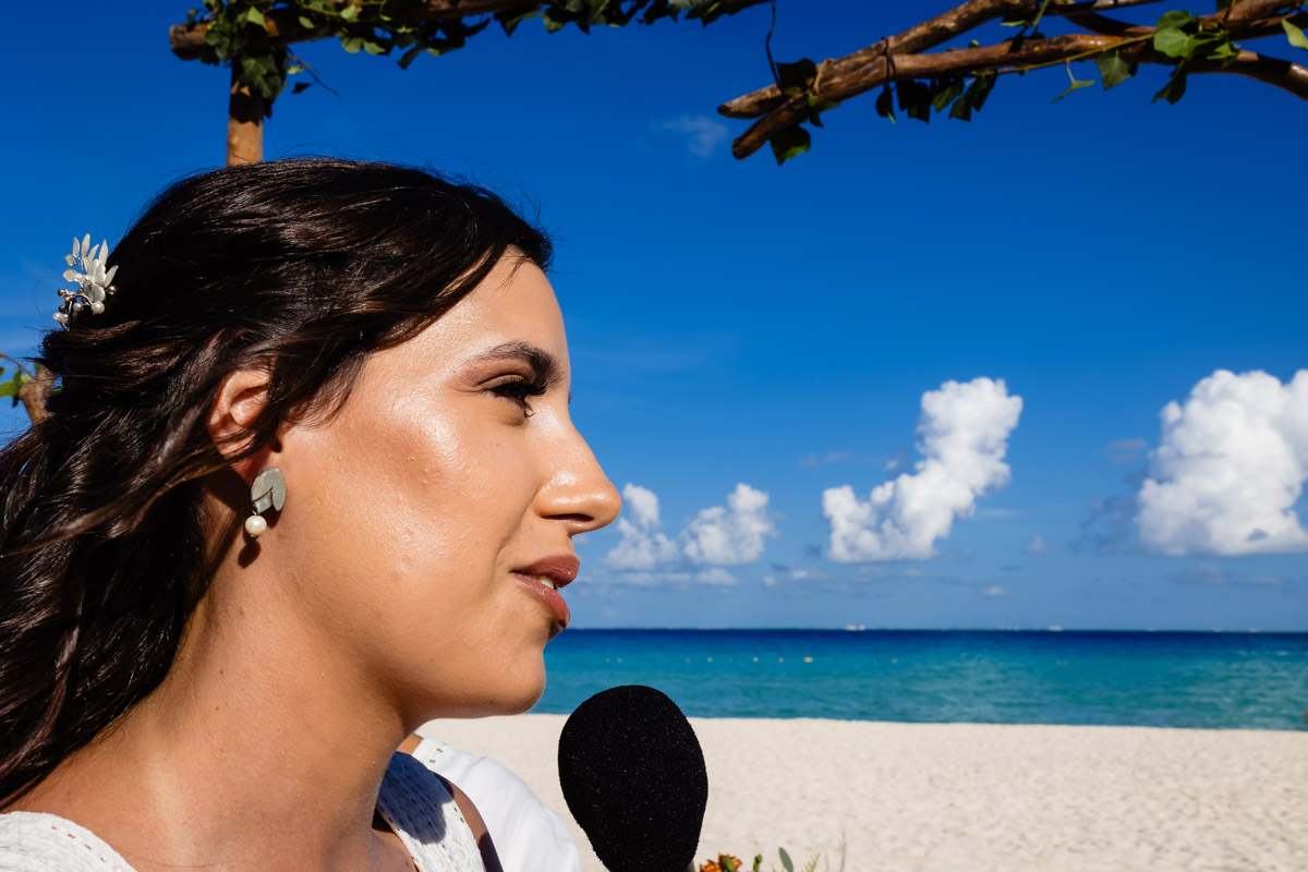 Sandos Playacar Beach Wedding