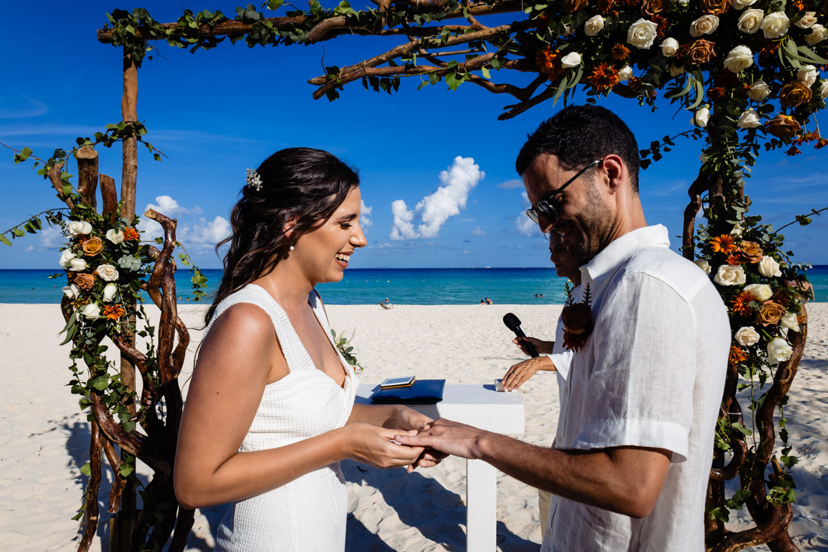 the ring exchange wedding Playacar