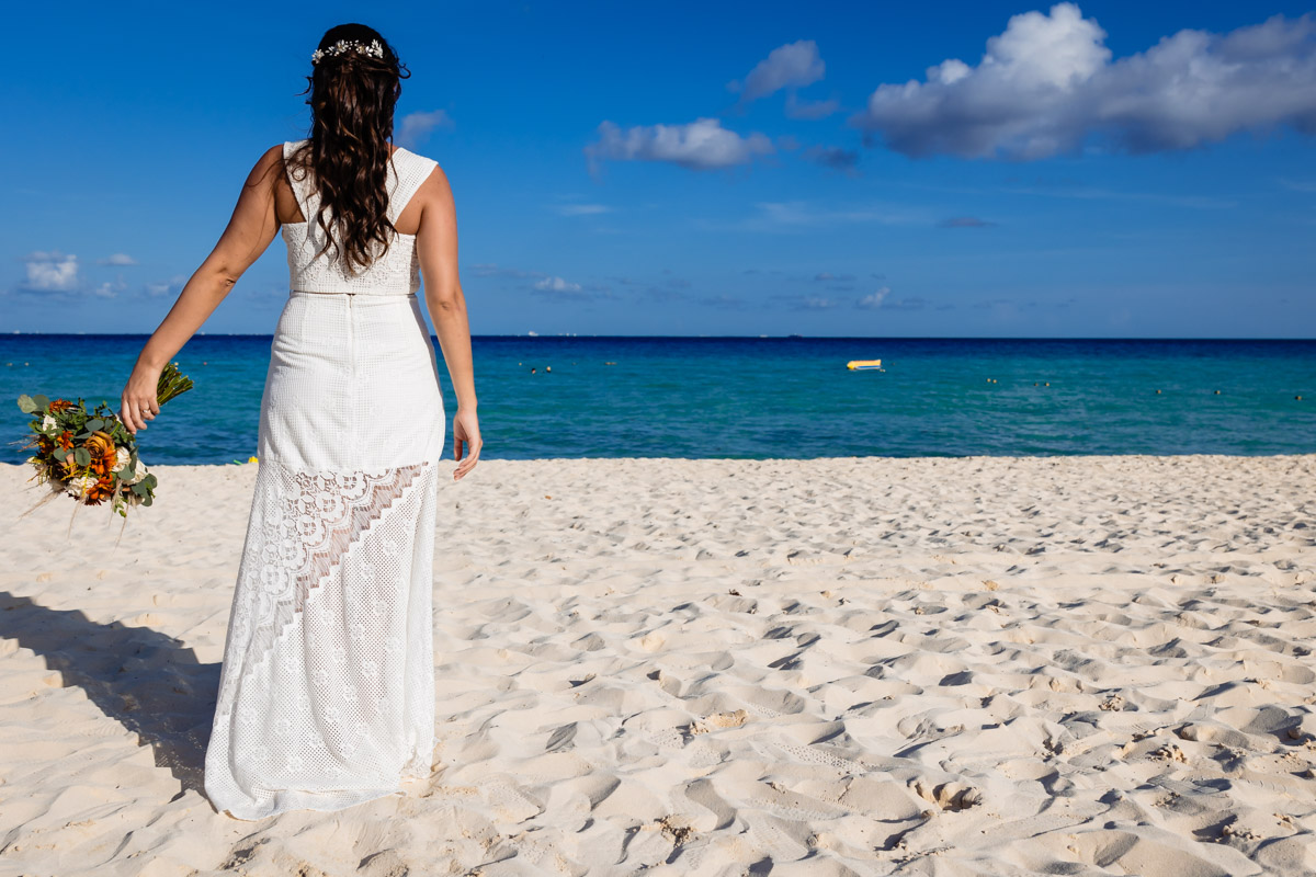 Sandos Playacar Beach Wedding