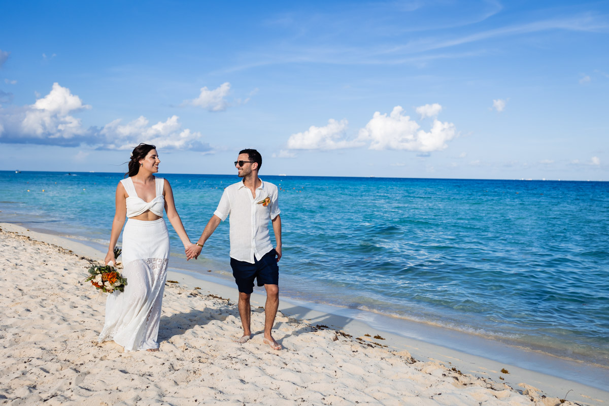 Sandos Playacar Beach Wedding