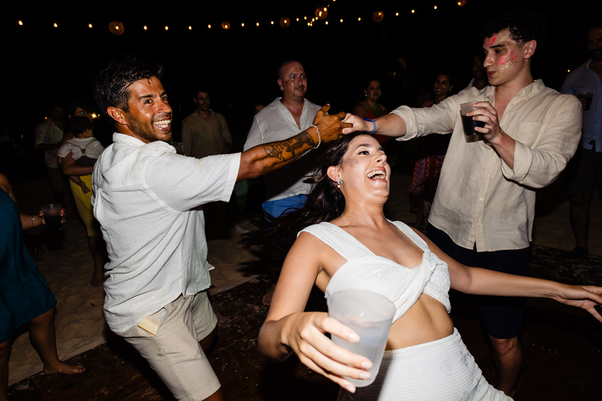 Sandos Playacar Beach Wedding