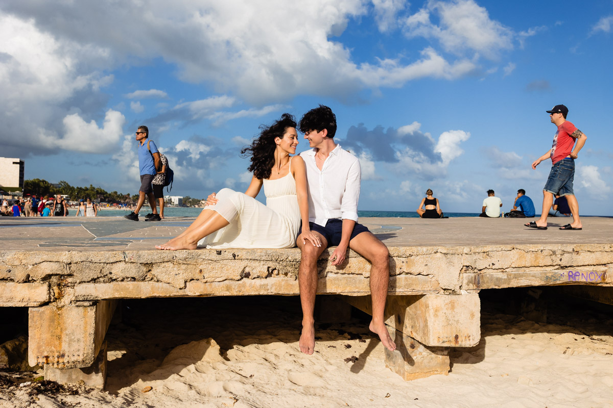 Engagement Portraits Playa del Carmen