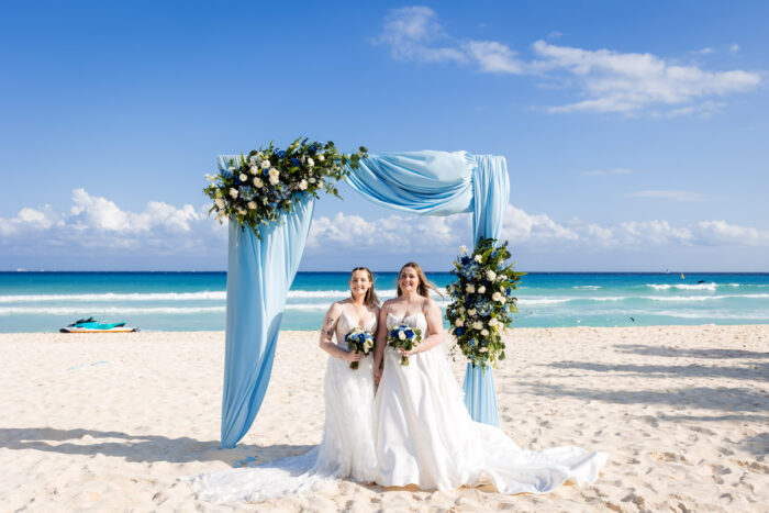 Sandos Playacar Wedding | Madi + Josie
