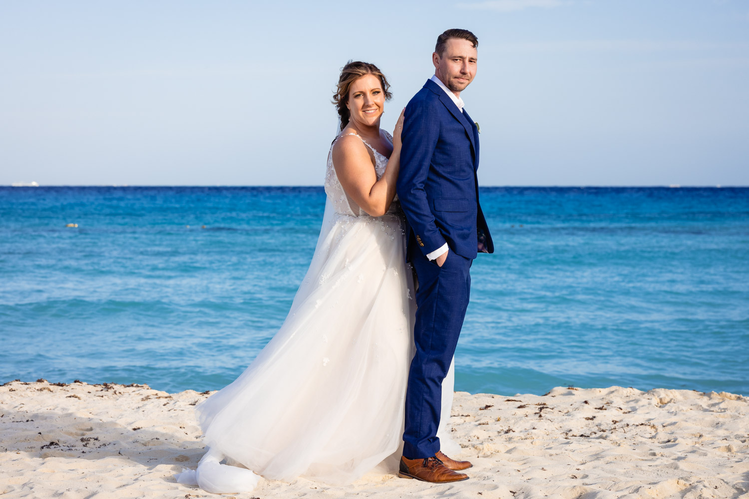 Beach Wedding in Sandos Playacar