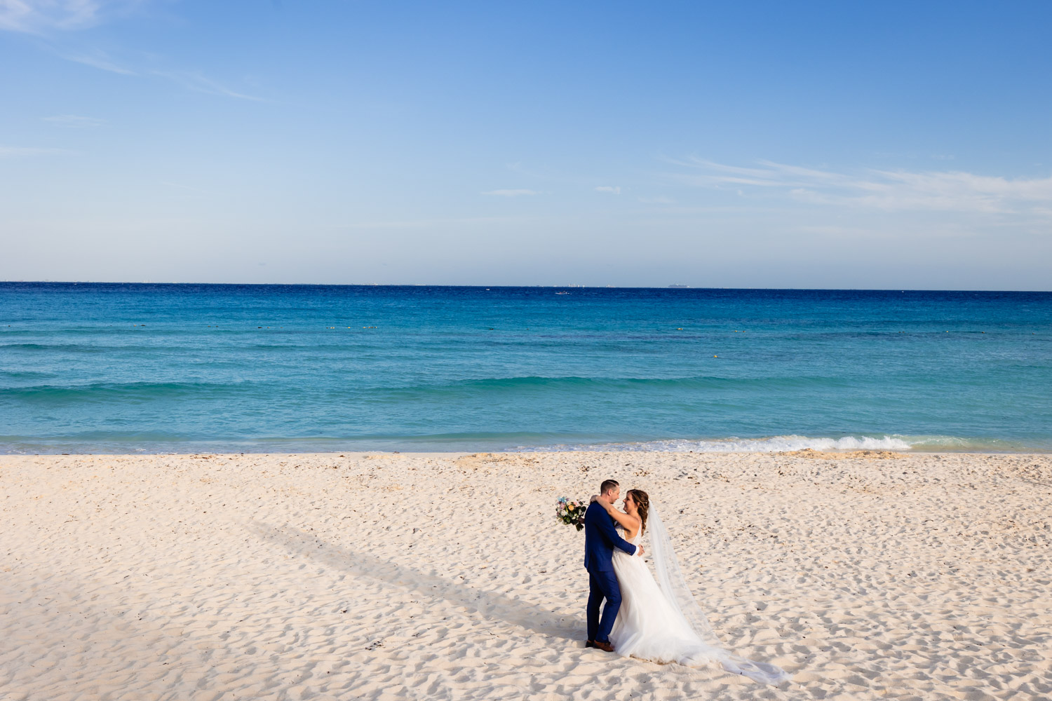 Beach Wedding in Sandos Playacar