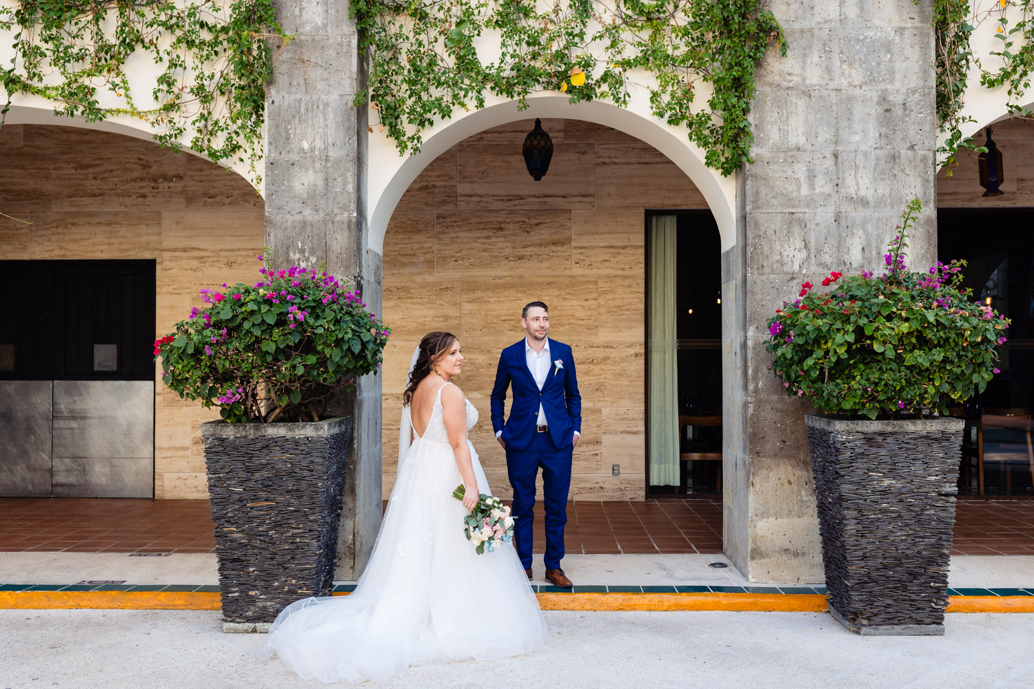 Beach Wedding in Sandos Playacar