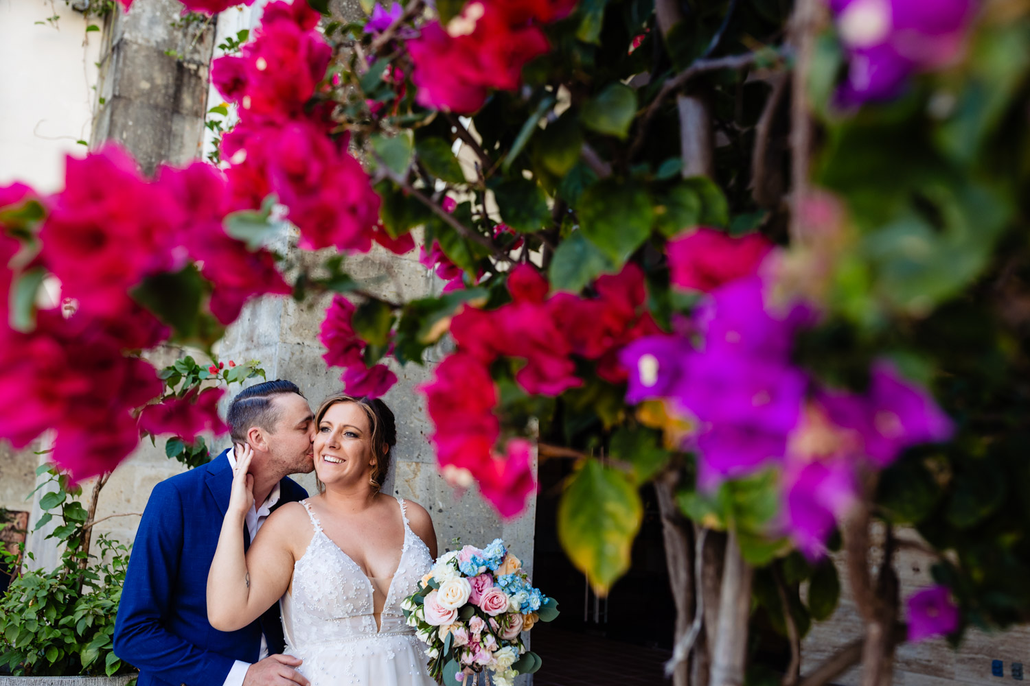 Beach Wedding in Sandos Playacar