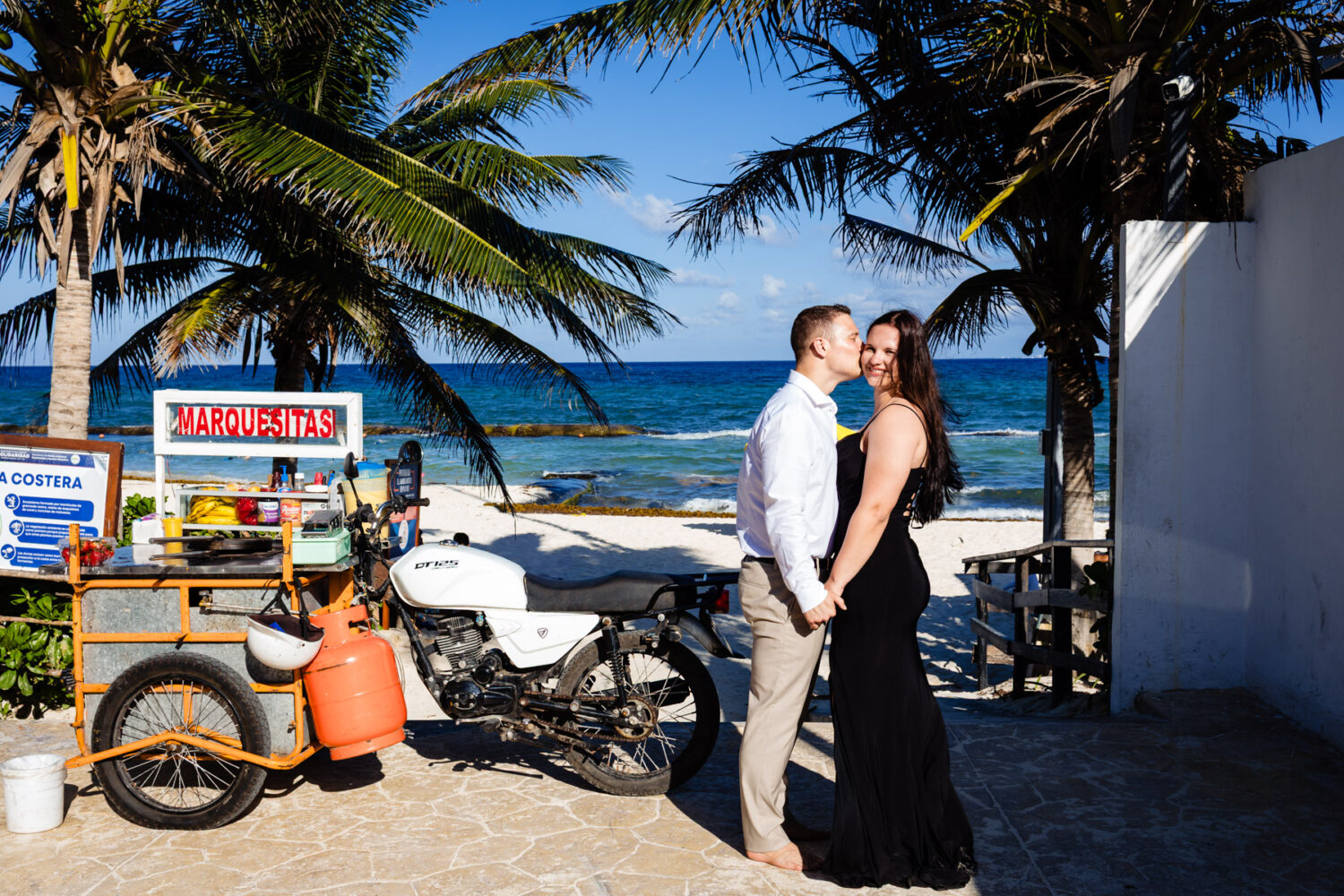 Day after wedding Photoshoot in Playa del Carmen.