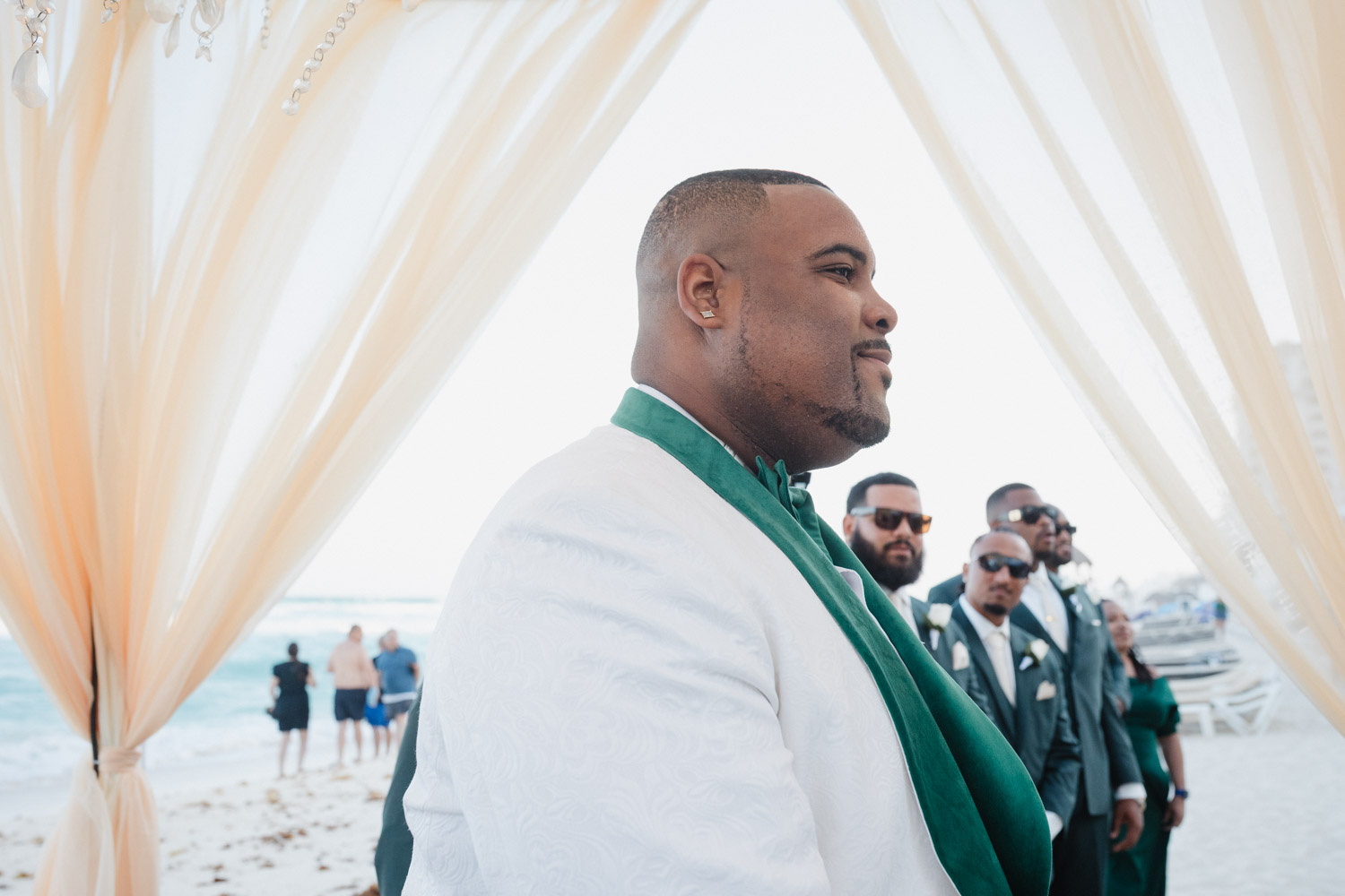 Groom at Hard Rock Cancun