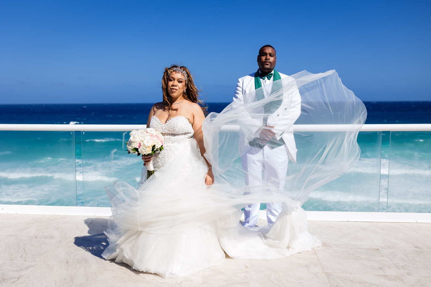 Afroamerican Portraits Wedding in Hard Rock Cancun