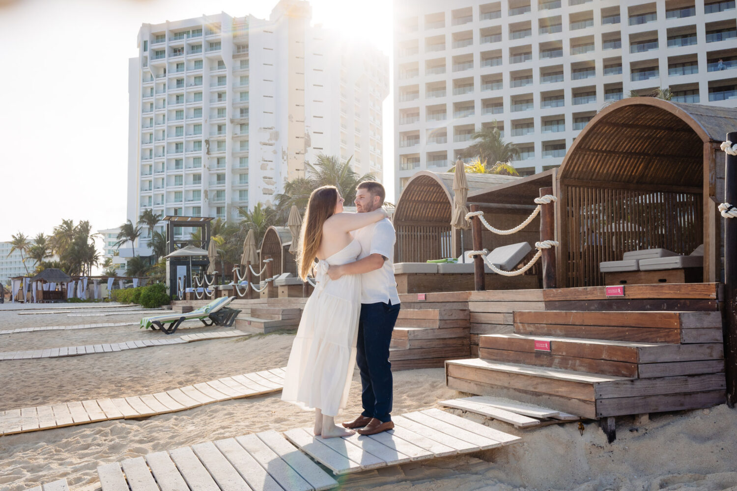 Couples photoshoot in Cancun