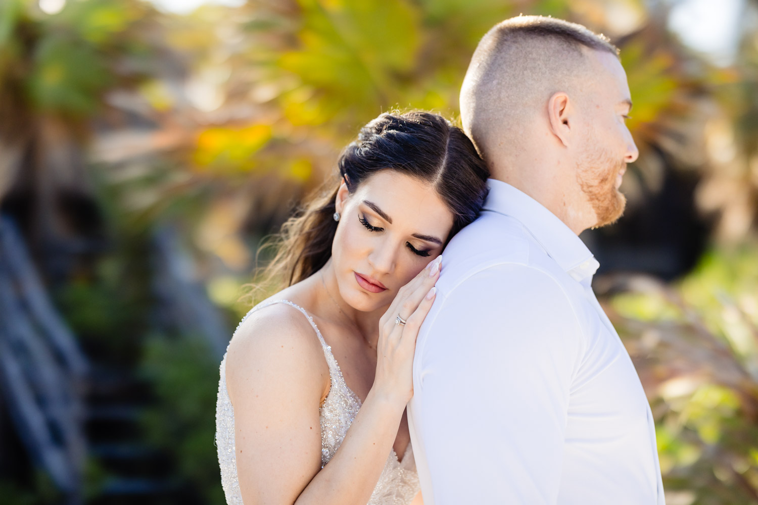 Intimate beach elopement photos Tulum