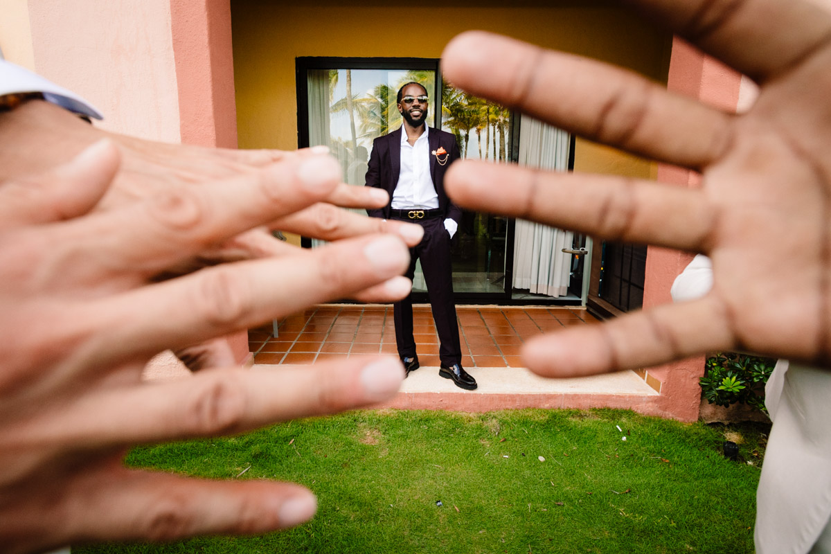 Sandos Playacar Garden Wedding Photos