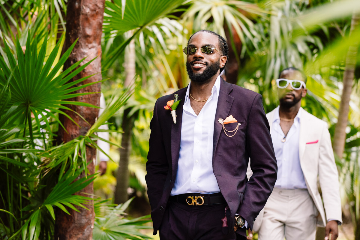 Sandos Playacar Garden Wedding Photos